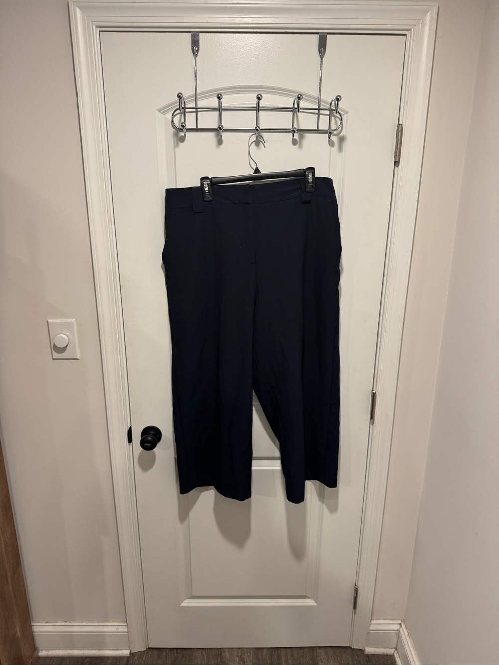 Joie Navy Wide-Leg Trousers
